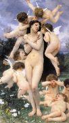 Adolphe William Bouguereau Return of Spring oil on canvas